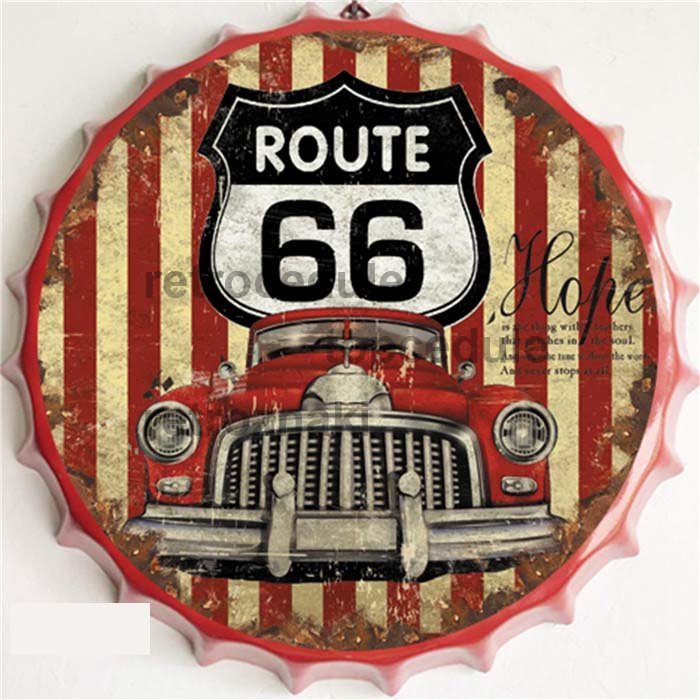 Vrchnák Route 66 Garage Car