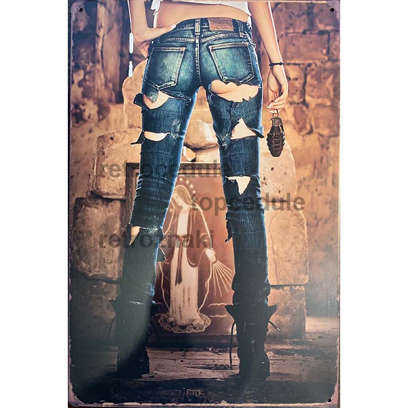 Jel Szexi női farmer