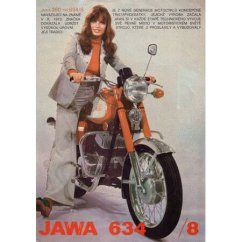 Ceduľa Jawa 634 Ceduľa Jawa 634