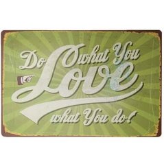 Ceduľa Love