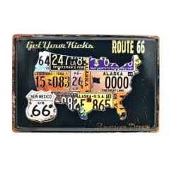 Get Your Kucks Route 66 tábla