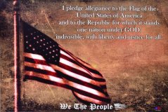 Znak We The People USA Znak We The People USA