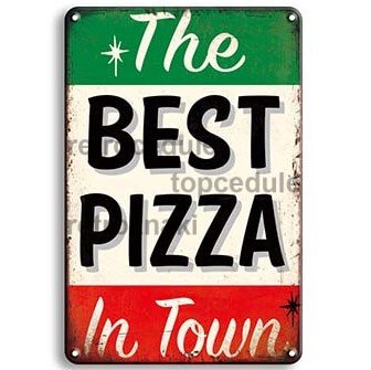 A legjobb pizza a városban jel