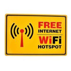 Znak bezpłatnego Wi-Fi