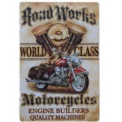 Znak motocykli robót drogowych Znak motocykli robót drogowych