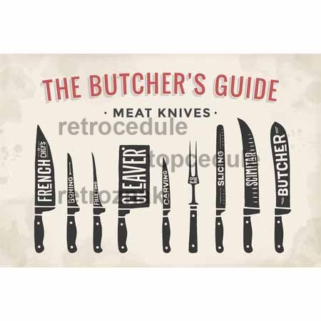Podpisz Przewodnik rzeźnika - Noże do mięsa