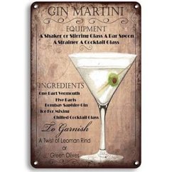 Znak wypij Gin Martini