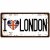 Ceduľa I love London