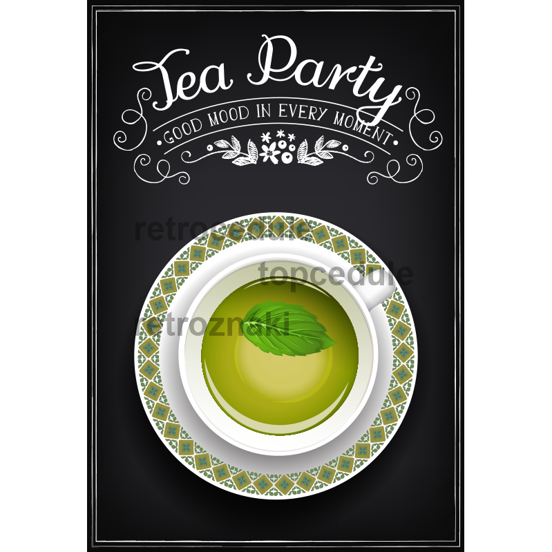 Vintage - znak Tea Party