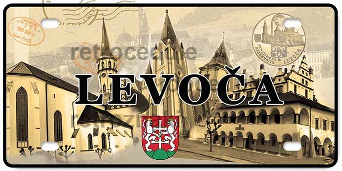 Ceduľa Mesto Levoča old