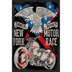 Ceduľa New York - Motor Race