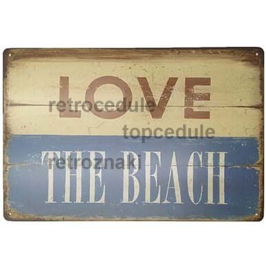 Znak Love The Beach Znak Love The Beach