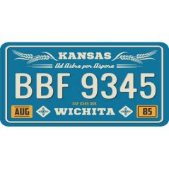 Cedule USA Špz - Kansas Cedule USA Špz - Kansas