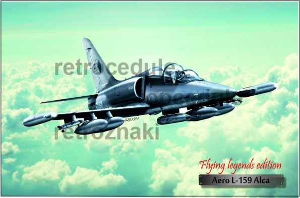 Ceduľa Lietadlo Aero L-159 Alca