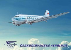 Ceduľa Lietadlo Československé Aerolinie  - Retro plechové cedule