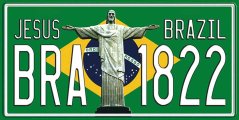 Cedule značka Brazil Cedule značka Brazil
