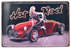 Znak blaszany Hot Rod