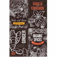 Ceduľa Herbs & Spices Ginger Ceduľa Herbs & Spices Ginger