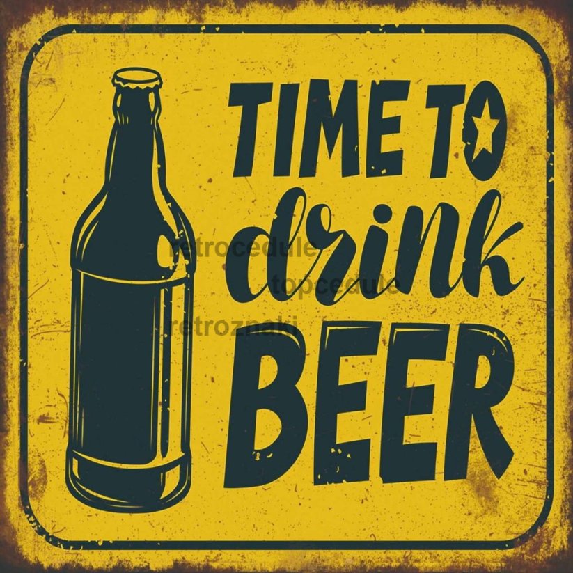 Znak Time To Drink Beer