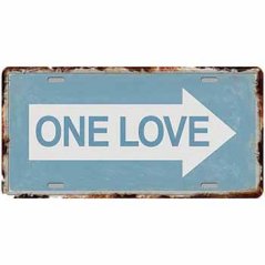Ceduľa One Love