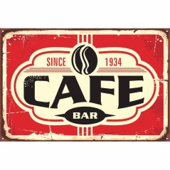Znak kawiarnia-bar