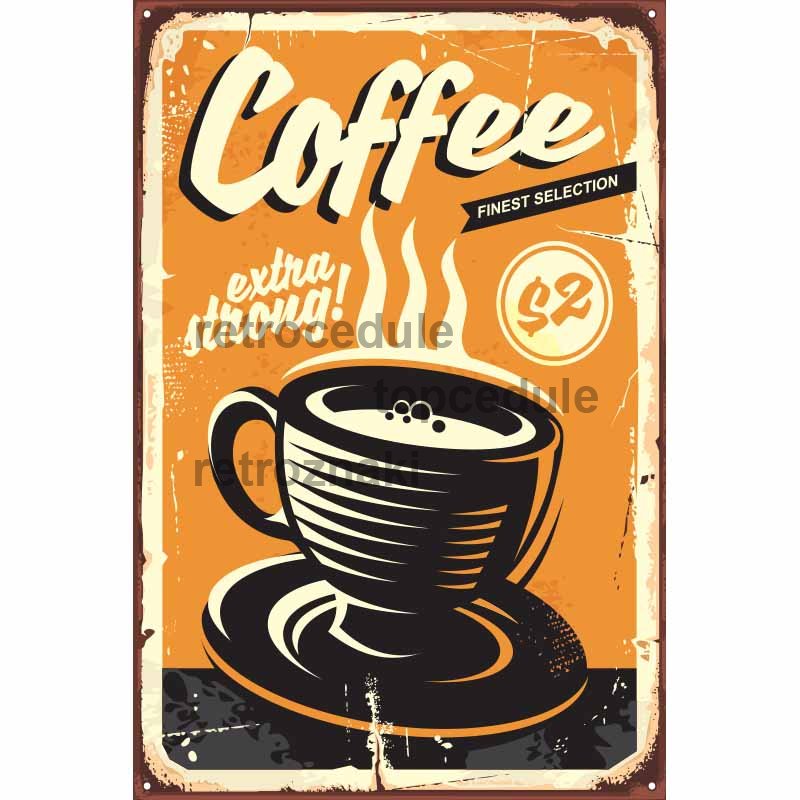 Ceduľa Coffee Extra Strog Finest Selection