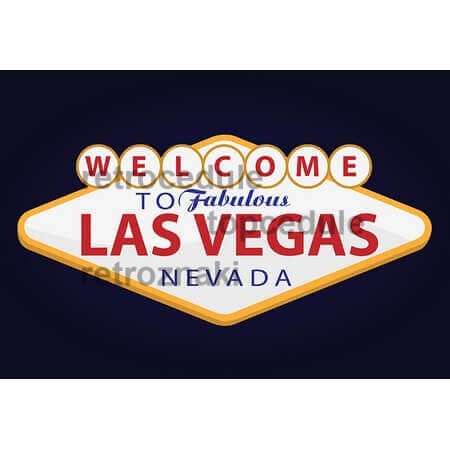 Dobrodošel znak Las Vegas Nevada