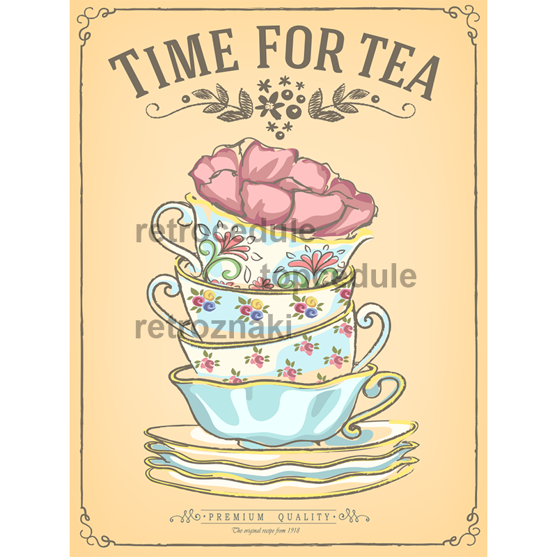 Znak jakości premium - Czas na herbatę