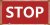 Plechová ceduľa Stop