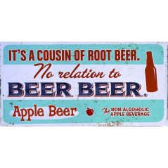 Ceduľa značka Beer Apple Beer