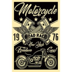 Motorkerékpár New York jele