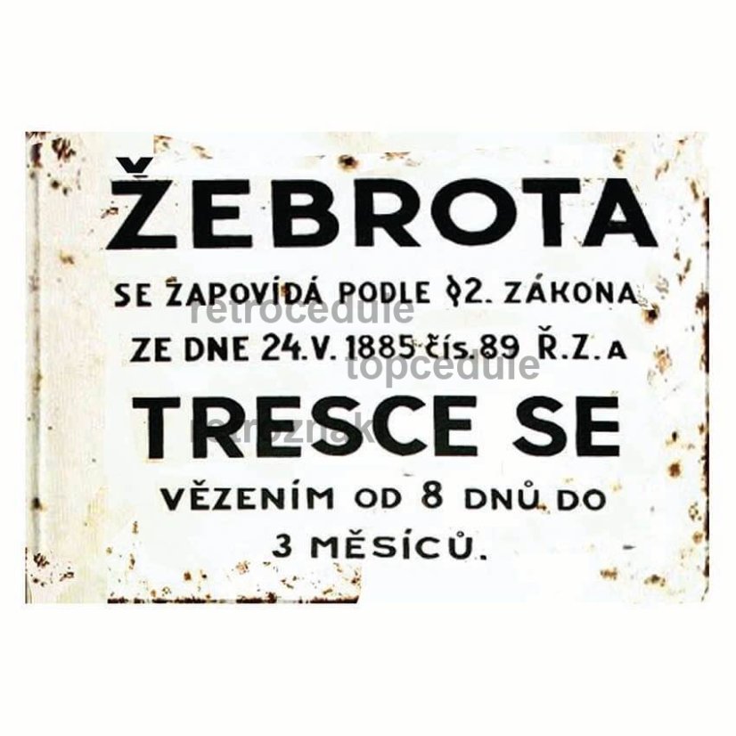 Cedule Žebrota