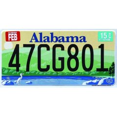 Cedule značka Alabama 47CG801 Cedule značka Alabama 47CG801