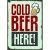 Zimne piwo tutaj znak