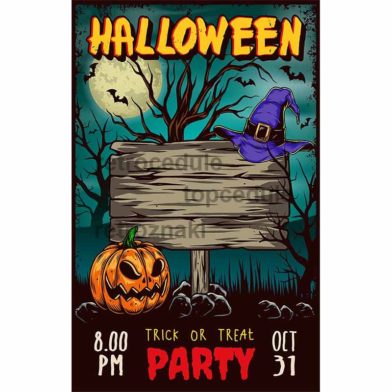 Halloween Party Sign 3