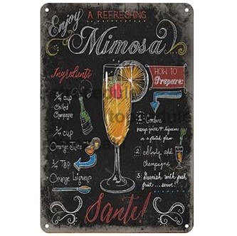 Ceduľa Cocktail Mimosa