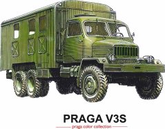 Plechová ceduľa Praga V3S 2