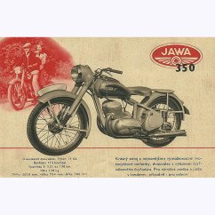 Ceduľa Jawa motocykel 350 Ceduľa Jawa motocykel 350