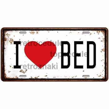 I Love Bed felirat