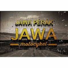 Ceduľa Jawa Pérák - motocykel Ceduľa Jawa Pérák - motocykel