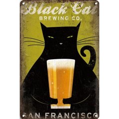 Ceduľa Black Cat San Francisco Ceduľa Black Cat San Francisco
