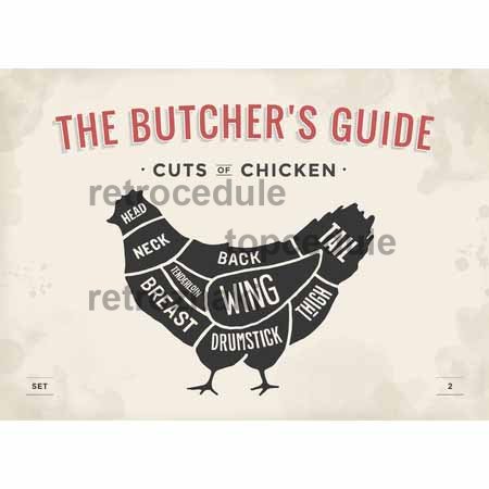 Cedule The Butchers Guide - Cuts of Chicken