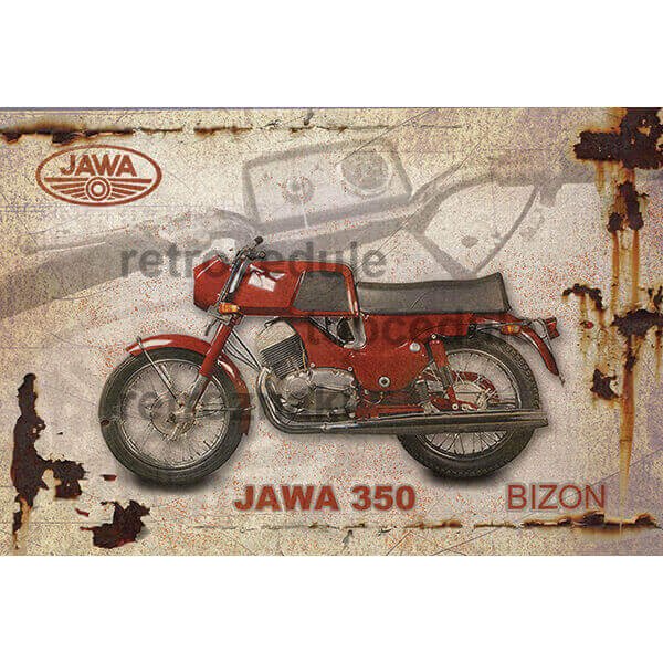 Cedule Jawa 350 Bizon