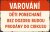 Plechová ceduľa Varování - Děti ponechané bez dozoru budou prodány do cirkusu