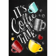 Ceduľa It Is Coffee Time Ceduľa It Is Coffee Time