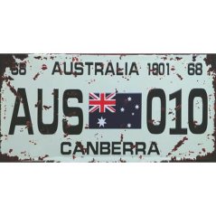 Ceduľa značka Australia Canberra