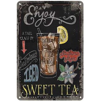 Élvezze az Iced Sweet Tea jelet Élvezze az Iced Sweet Tea jelet