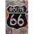 Ceduľa Route 66