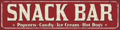 Sign jel Snack bar Sign jel Snack bar