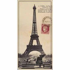 Ceduľa Paríž Eiffelova veža Ceduľa Paríž Eiffelova veža